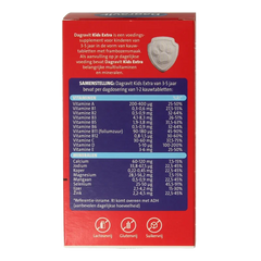 Dagravit Kids extra 3 - 5 jaar 60 Kauwtabletten