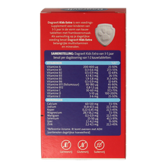 Dagravit Kids extra 3 - 5 jaar 60.00 Kauwtabletten