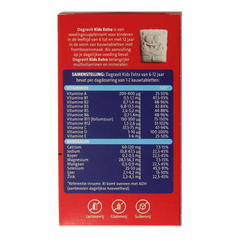 Dagravit Kids extra 6 - 12 jaar 60 Kauwtabletten
