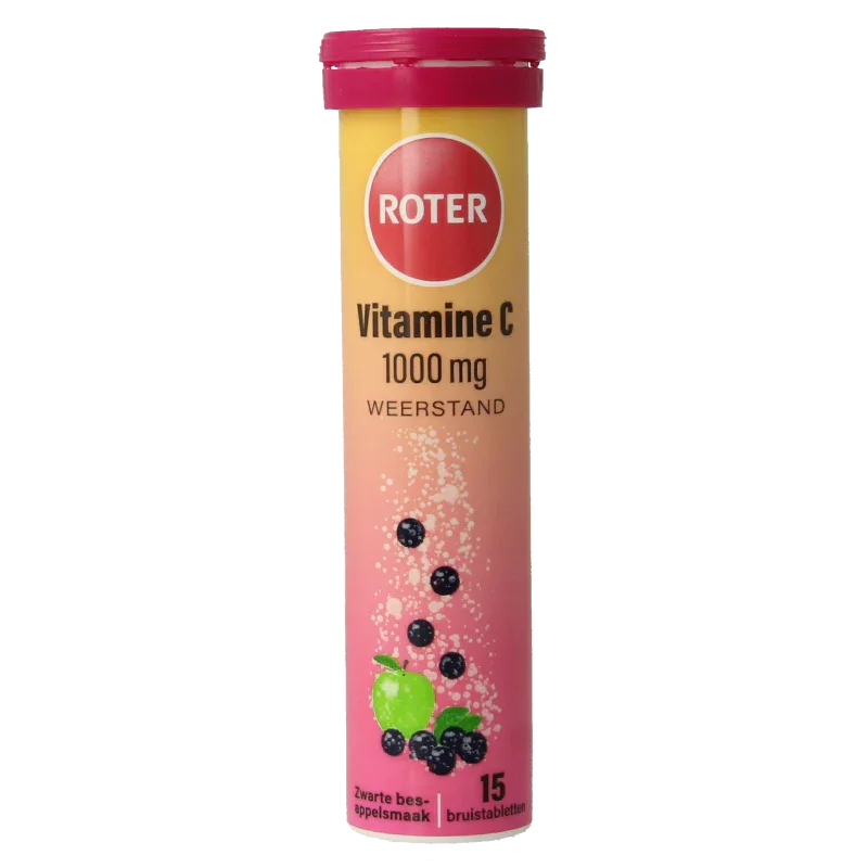 Roter Bruistablet vitamine C appel zwarte bes 15 Bruistabletten