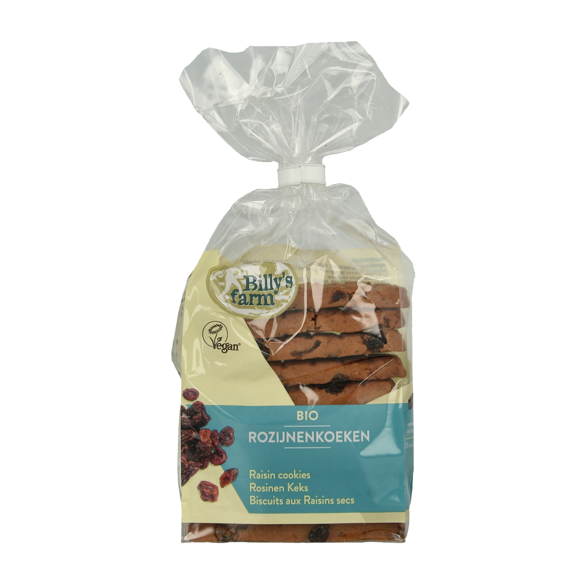 Billy's Farm Rozijnenkoeken bio 230.00 Gram