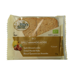 Billy's Farm Spelt amandelkoeken bio 50.00 Gram
