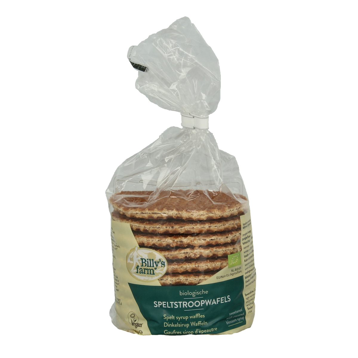 Billy's Farm Spelt stroopwafels bio 300.00 Gram