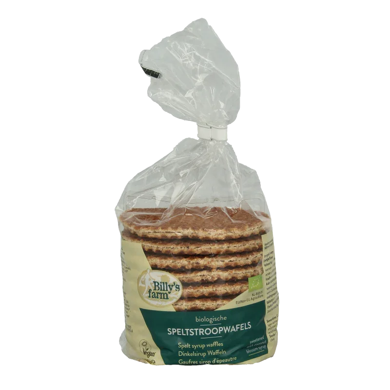Billy's Farm Spelt stroopwafels bio 300 Gram