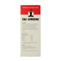 Tai Ginseng Tai-Ginseng elixer 250.00 Milliliter
