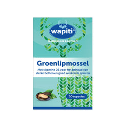 Wapiti Groenlipmossel extract 30 Capsules