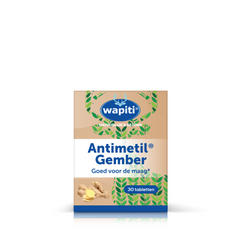 Wapiti Antimetil gember 30 Tabletten