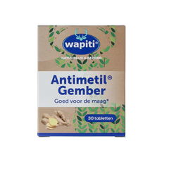 Wapiti Antimetil gember 30.00 Tabletten
