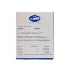 Wapiti Antimetil gember 30.00 Tabletten