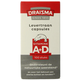 Draisma Vitamine A + D levertraan 100 Capsules