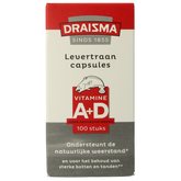 Draisma Vitamine A + D levertraan 100 Capsules