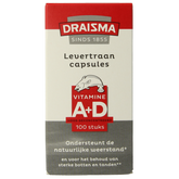 Draisma Vitamine A + D levertraan 100.00 Capsules