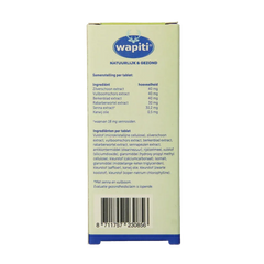 Wapiti Darmfunctie complex 20.00 Tabletten