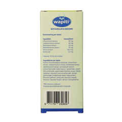 Wapiti Darmfunctie complex 20 Tabletten