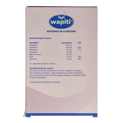 Wapiti Prostaat fit 60 Capsules
