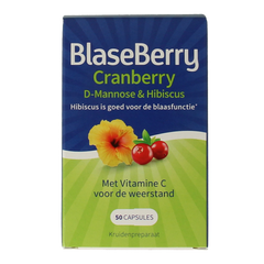 Blaseberry Cranberry D-Mannose & hibiscus 50 Capsules
