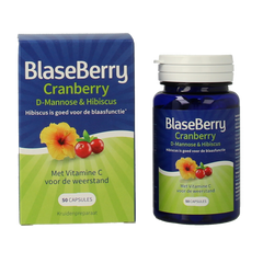 Blaseberry Cranberry D-Mannose & hibiscus 50 Capsules