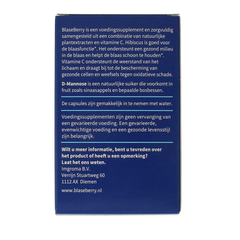 Blaseberry Cranberry D-Mannose & hibiscus 50 Capsules