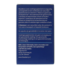 Blaseberry Cranberry D-Mannose & hibiscus 50 Capsules