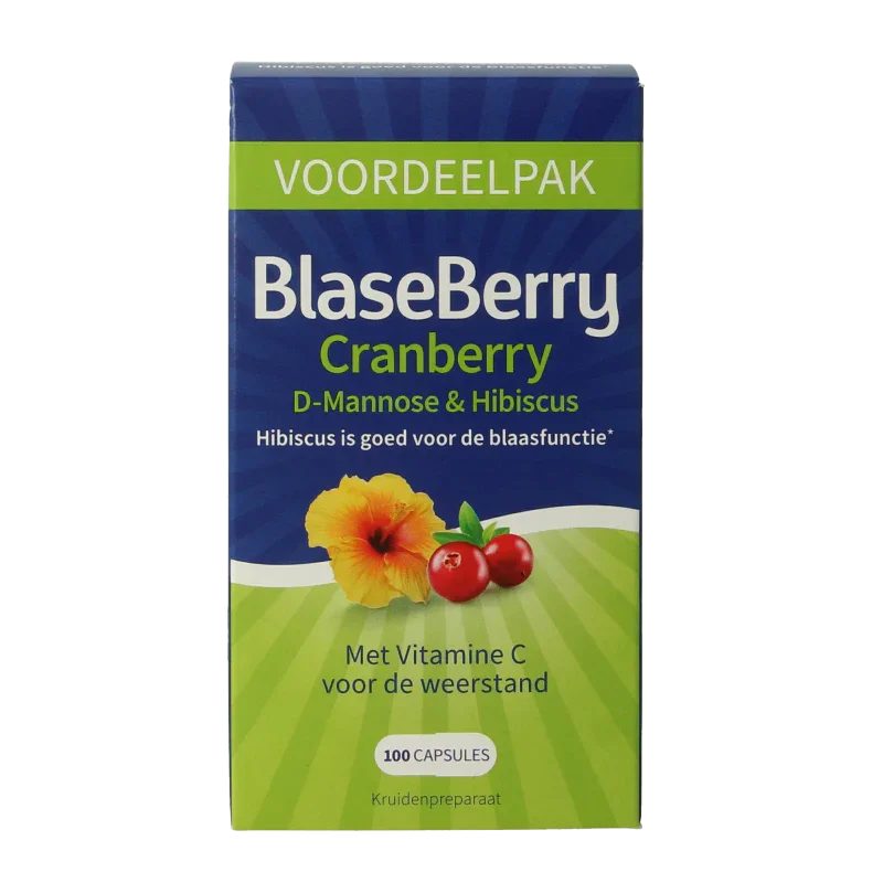 Blaseberry Cranberry D-Mannose & hibiscus 100 Capsules