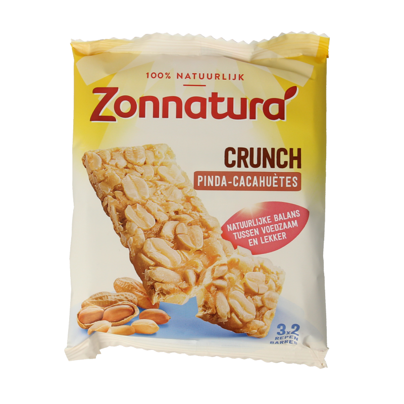 Zonnatura Pinda crunch 45 gram 3.00 Stuks