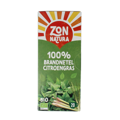 Zonnatura Brandnetel citroengras bio 20.00 Zakjes
