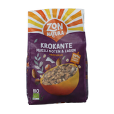 Zonnatura Krokante muesli noten en zaden bio 375 Gram