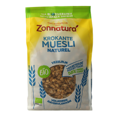 Zonnatura Krokante muesli naturel bio 375 Gram