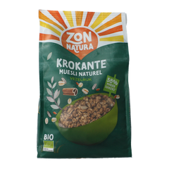 Zonnatura Krokante muesli naturel bio 375.00 Gram