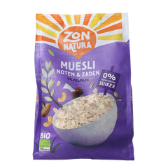 Zonnatura Muesli noten zaden bio 375.00 Gram