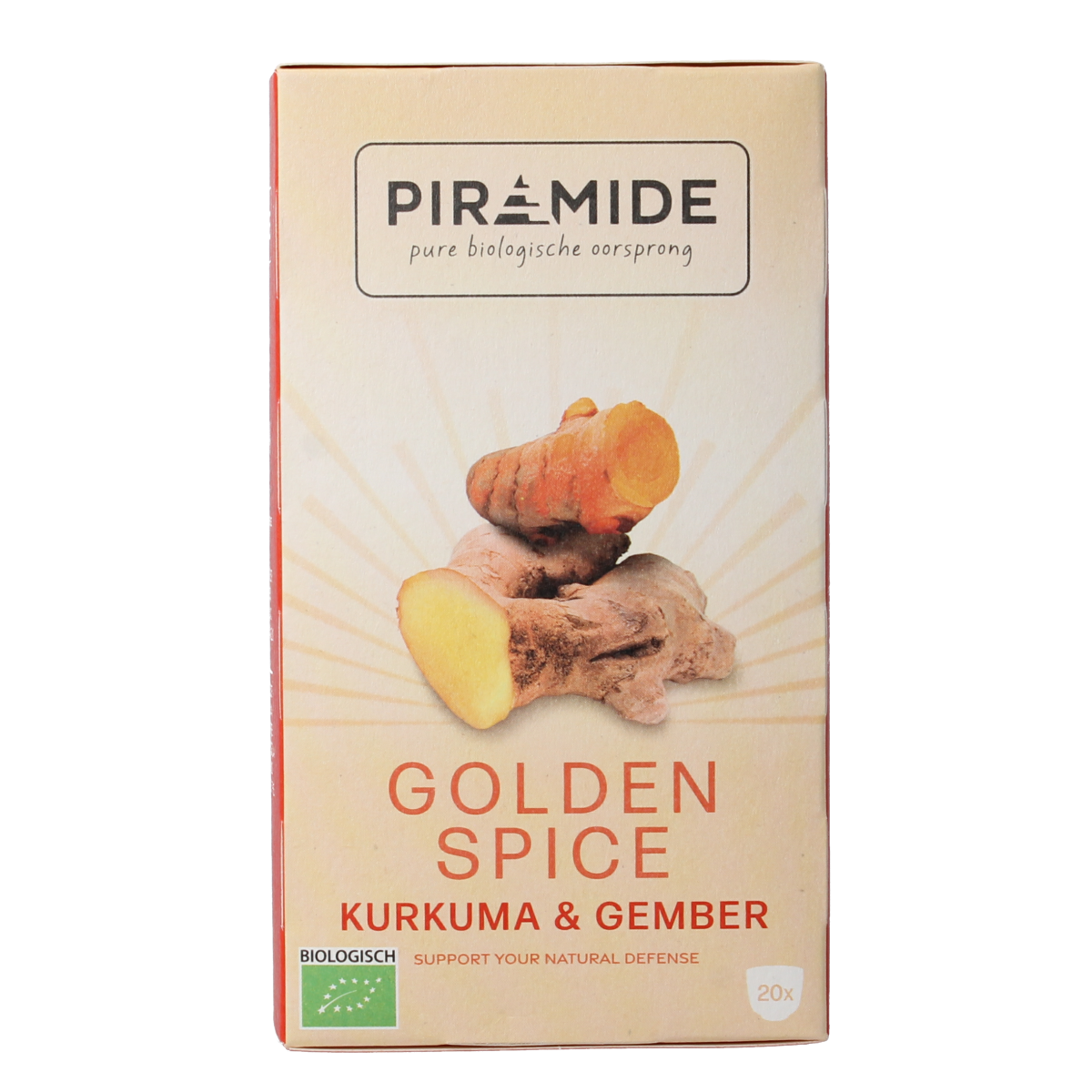 Piramide Golden spice bio 20.00 Zakjes
