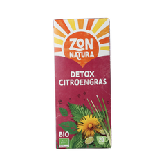 Zonnatura Detox citroengras bio 20 Zakjes