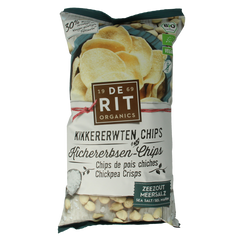 De Rit Kikkererwtenchips zeezout bio 75.00 Gram