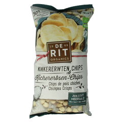 De Rit Kikkererwtenchips zeezout bio 75 Gram