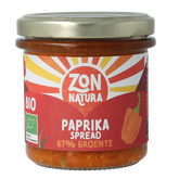 Zonnatura Groentespread paprika bio 135 Gram
