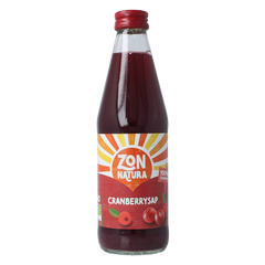 Zonnatura Cranberrysap puur bio 330.00 Milliliter