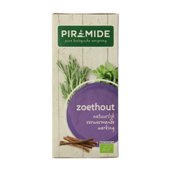 Piramide Zoethout thee eko bio 20 Zakjes