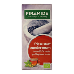 Piramide Frisse start zonder munt thee bio 20.00 Zakjes