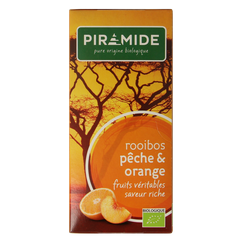 Piramide Rooibos perzik sinaasappel thee bio 20.00 Zakjes