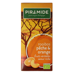 Piramide Rooibos perzik sinaasappel thee bio 20.00 Zakjes