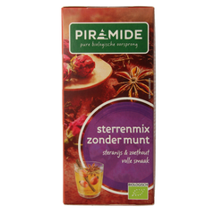 Piramide Sterrenmix zonder munt thee eko bio 20.00 Zakjes