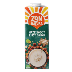 Zonnatura Rijst hazelnoot drink bio 1.00 Liter