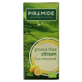 Piramide Groene thee met citroen eko bio 20 Zakjes