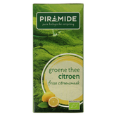 Piramide Groene thee met citroen bio 20.00 Zakjes