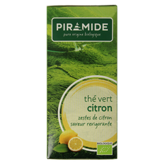 Piramide Groene thee met citroen bio 20.00 Zakjes