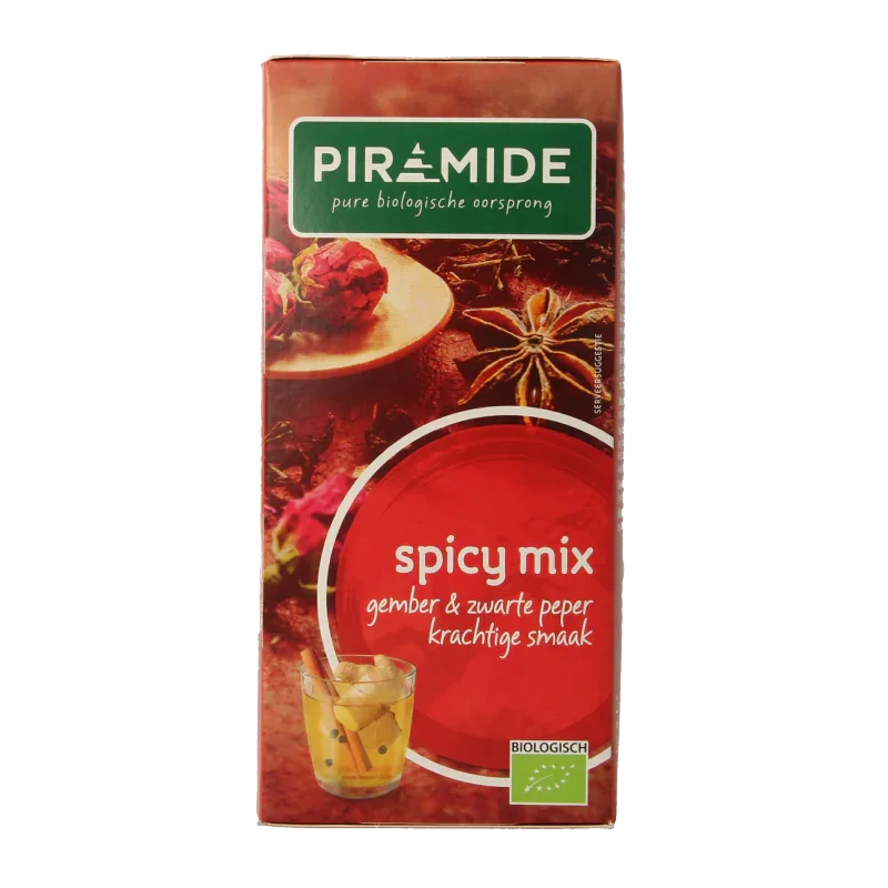 Piramide Spicy thee eko bio 20 Zakjes
