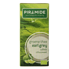 Piramide Groene thee & earl grey eko bio 20 Zakjes