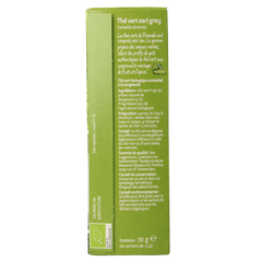 Piramide Groene thee & earl grey eko bio 20.00 Zakjes