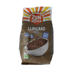 Zonnatura Lijnzaad heel bio 400 Gram