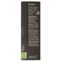 Piramide Earl grey thee eko bio 20 Zakjes